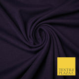 Luxury Plain Stretch Ponti Ponte Roma Jersey Fabric 60" Dress Skirt Knit Craft