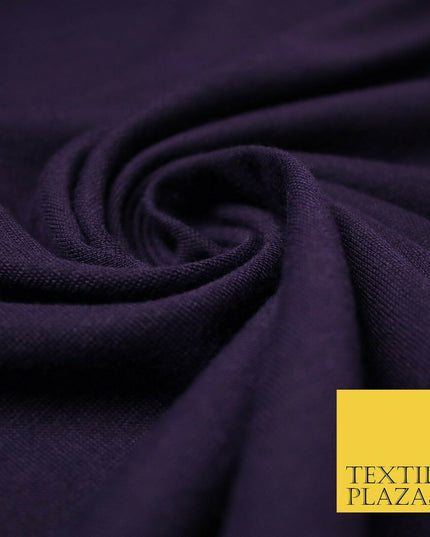 Luxury Plain Stretch Ponti Ponte Roma Jersey Fabric 60" Dress Skirt Knit Craft