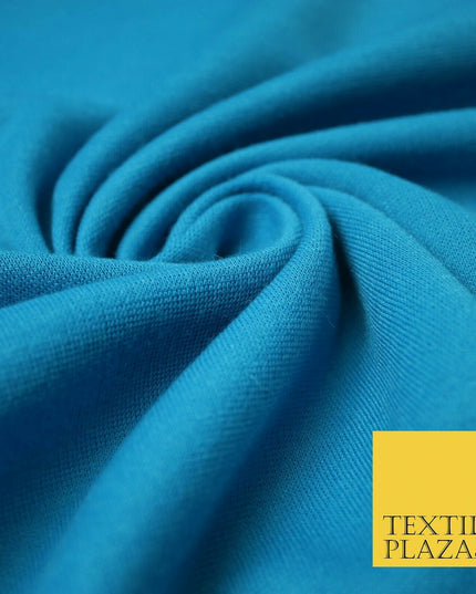 Luxury Plain Stretch Ponti Ponte Roma Jersey Fabric 60" Dress Skirt Knit Craft