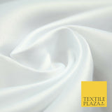 Premium Plain Smooth Matt Duchess Satin Fabric Material Bridal Wedding Dress 58"