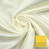 Premium Plain Smooth Matt Duchess Satin Fabric Material Bridal Wedding Dress 58"