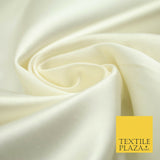 Premium Plain Smooth Matt Duchess Satin Fabric Material Bridal Wedding Dress 58"