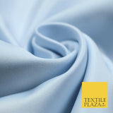 Premium Plain Smooth Matt Duchess Satin Fabric Material Bridal Wedding Dress 58"