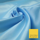 Premium Plain Smooth Matt Duchess Satin Fabric Material Bridal Wedding Dress 58"