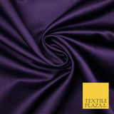 Premium Plain Smooth Matt Duchess Satin Fabric Material Bridal Wedding Dress 58"