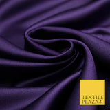 Premium Plain Smooth Matt Duchess Satin Fabric Material Bridal Wedding Dress 58"