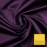 Premium Plain Smooth Matt Duchess Satin Fabric Material Bridal Wedding Dress 58"