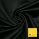 Premium Plain Smooth Matt Duchess Satin Fabric Material Bridal Wedding Dress 58"