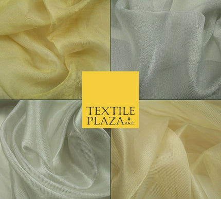 Luxury Small Gauze Check SILK TISSUE ORGANZA Fabric Dress Wedding 4 COLOURS 45"