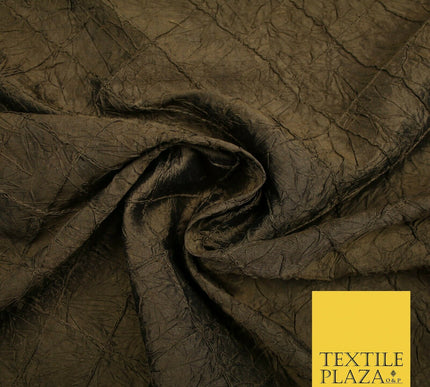 Luxury Square Diamond PINTUCK Crushed 100% PURE SILK Fabric Furnishing 4 COLOURS