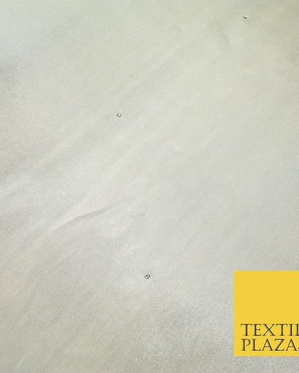 Luxury Silver Grey SILK TISSUE ORGANZA Fabric with SWAROVSKI Stones 48" 4601