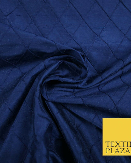 Luxury Small Diamond PINTUCK 100% PURE SILK Fabric Furnishing Cushions 4 COLOURS