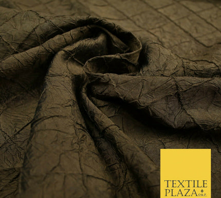 Luxury Square Diamond PINTUCK Crushed 100% PURE SILK Fabric Furnishing 4 COLOURS