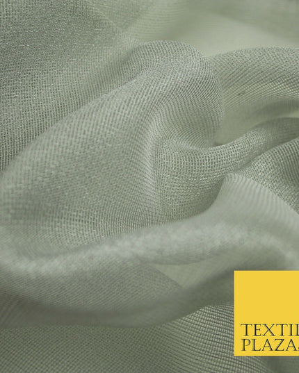 Luxury Small Gauze Check SILK TISSUE ORGANZA Fabric Dress Wedding 4 COLOURS 45"