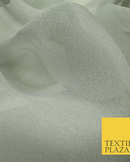 Luxury Small Gauze Check SILK TISSUE ORGANZA Fabric Dress Wedding 4 COLOURS 45"