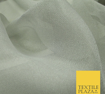 Luxury Small Gauze Check SILK TISSUE ORGANZA Fabric Dress Wedding 4 COLOURS 45"