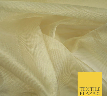 Luxury Small Gauze Check SILK TISSUE ORGANZA Fabric Dress Wedding 4 COLOURS 45"