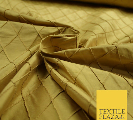 Luxury Small Diamond PINTUCK 100% PURE SILK Fabric Furnishing Cushions 4 COLOURS