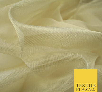 Luxury Small Gauze Check SILK TISSUE ORGANZA Fabric Dress Wedding 4 COLOURS 45"