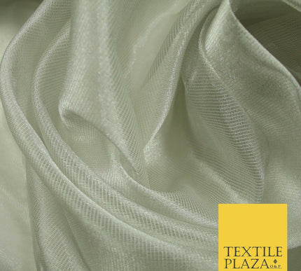 Luxury Small Gauze Check SILK TISSUE ORGANZA Fabric Dress Wedding 4 COLOURS 45"