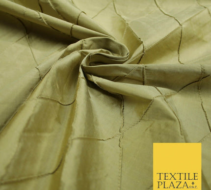 Luxury Large Diamond PINTUCK 100% PURE SILK Fabric Furnishing Cushions 4 COLOURS