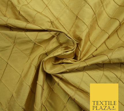 Luxury Small Diamond PINTUCK 100% PURE SILK Fabric Furnishing Cushions 4 COLOURS