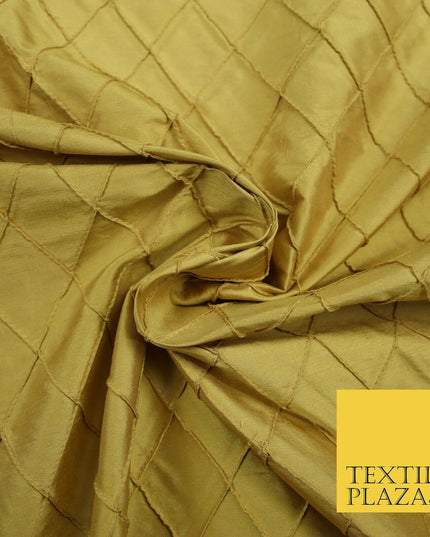 Luxury Small Diamond PINTUCK 100% PURE SILK Fabric Furnishing Cushions 4 COLOURS