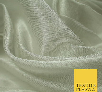 Luxury Small Gauze Check SILK TISSUE ORGANZA Fabric Dress Wedding 4 COLOURS 45"