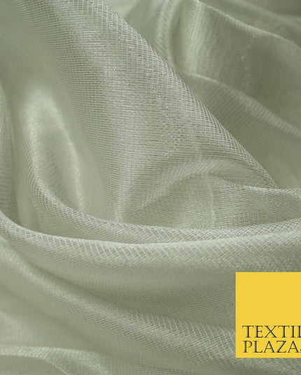 Luxury Small Gauze Check SILK TISSUE ORGANZA Fabric Dress Wedding 4 COLOURS 45"