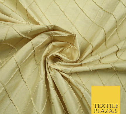 Luxury Small Diamond PINTUCK 100% PURE SILK Fabric Furnishing Cushions 4 COLOURS