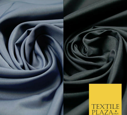 SOFT FEEL GREY Powder Crepe 100% Polyester PLAIN FABRIC LINING 60" WIDE