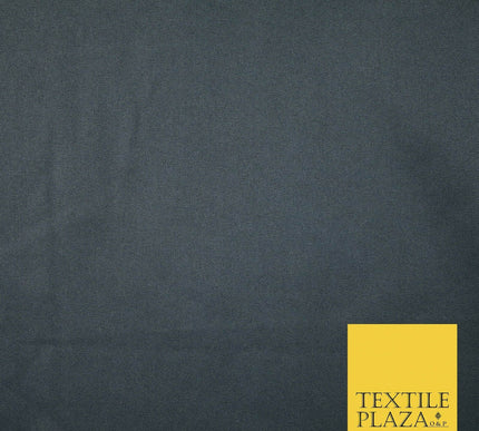 SOFT FEEL GREY Powder Crepe 100% Polyester PLAIN FABRIC LINING 60" WIDE