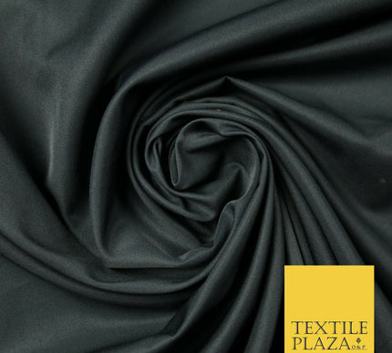 SOFT FEEL GREY Powder Crepe 100% Polyester PLAIN FABRIC LINING 60" WIDE
