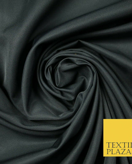 SOFT FEEL GREY Powder Crepe 100% Polyester PLAIN FABRIC LINING 60" WIDE
