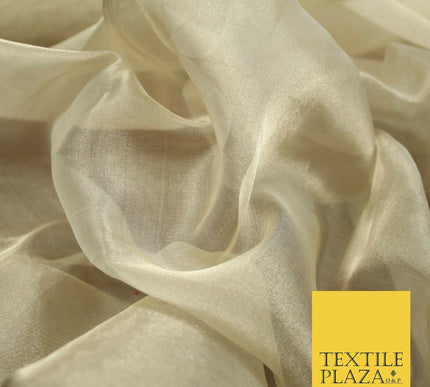 Luxury Plain / Shot SILK TISSUE ORGANZA Sheer Fabric Dress Wedding 6 COLOURS 45"