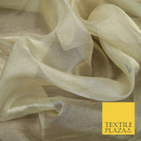 Luxury Plain / Shot SILK TISSUE ORGANZA Sheer Fabric Dress Wedding 6 COLOURS 45"