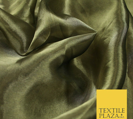 Luxury Plain / Shot SILK TISSUE ORGANZA Sheer Fabric Dress Wedding 6 COLOURS 45"