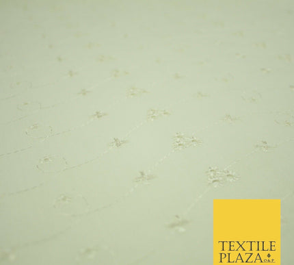 Premium 3 Three Hole Broderie Anglaise Eyelet Cotton Dress Christening Fabric