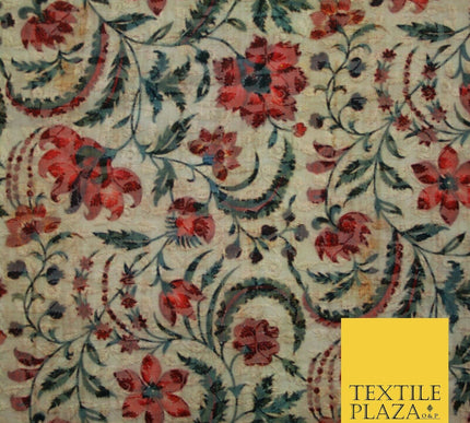 Floral Paisleys Lattice Embroidered 100% Cotton Lawn Print Fashion Fabric Craft