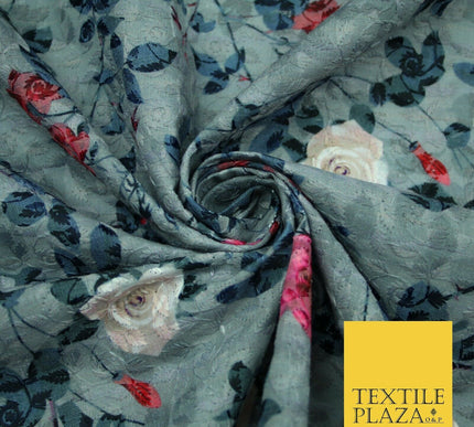 Floral Paisleys Lattice Embroidered 100% Cotton Lawn Print Fashion Fabric Craft