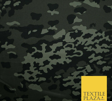 Dark Green Flecktarn Camouflage Cotton Twill Fabric Army Military Material 4004