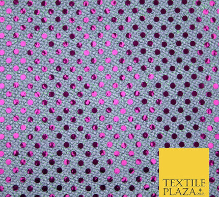Purple Green Two Tone 4mm Sequin Hologram Stretch Fabric Sparkly Dress Dance2252
