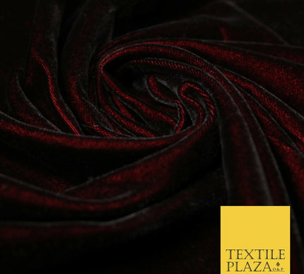 Two Tone Shot Luxury Soft Plain Micro Velvet Fabric Material Non-Stretch 44"