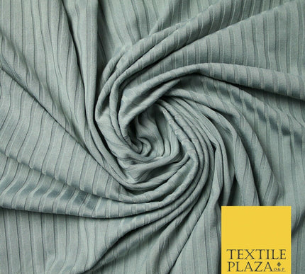 Premium Ribbed Striped Lines Stretch Jersey Dress Fabric 4 Way Stretch 51" Wide