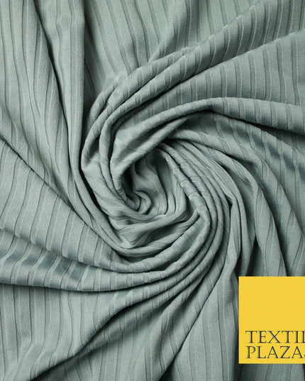 Premium Ribbed Striped Lines Stretch Jersey Dress Fabric 4 Way Stretch 51" Wide