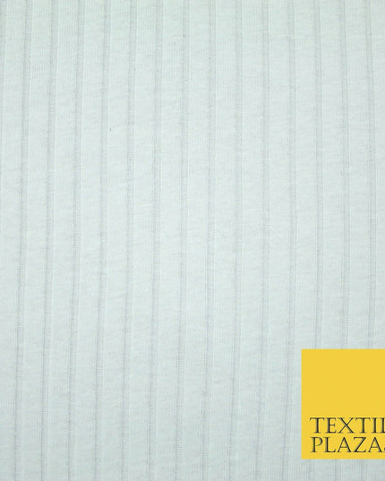 Premium Ribbed Striped Lines Stretch Jersey Dress Fabric 4 Way Stretch 51" Wide