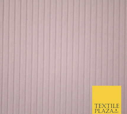 Premium Ribbed Striped Lines Stretch Jersey Dress Fabric 4 Way Stretch 51" Wide