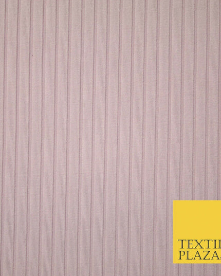 Premium Ribbed Striped Lines Stretch Jersey Dress Fabric 4 Way Stretch 51" Wide