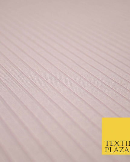 Premium Ribbed Striped Lines Stretch Jersey Dress Fabric 4 Way Stretch 51" Wide