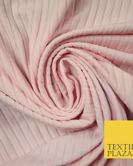 Premium Ribbed Striped Lines Stretch Jersey Dress Fabric 4 Way Stretch 51" Wide
